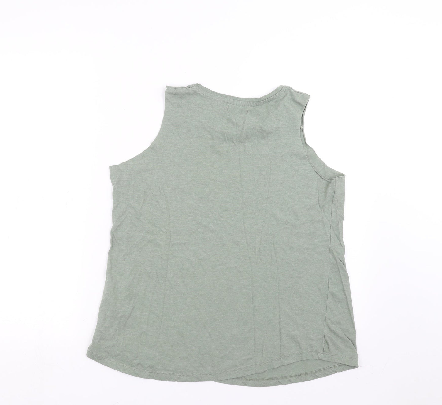 Select Womens Green   Basic Tank Size 14