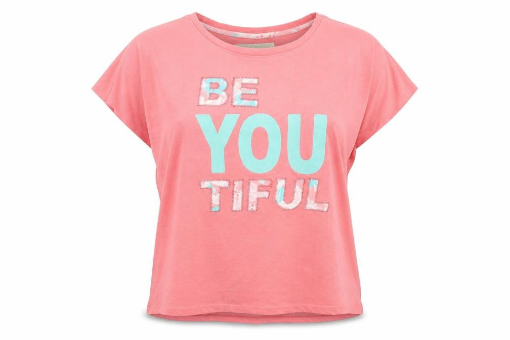 Matalan Womens Pink Solid  Top Pyjama Top Size 12  - beyoutiful