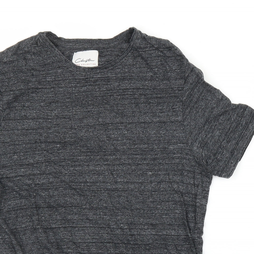 Clayton Womens Grey   Basic T-Shirt Size M