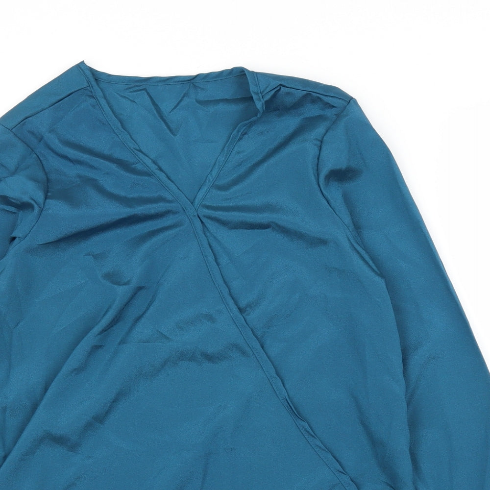 Preworn Womens Green   Basic Blouse Size M