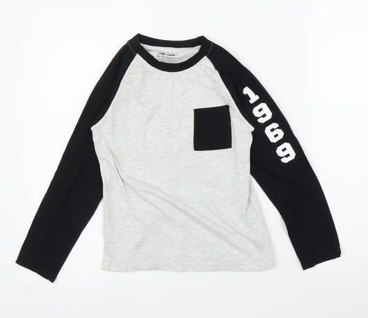 Primark Boys Grey   Basic T-Shirt Size 8 Years