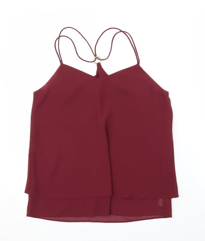 New Look Womens Purple   Basic Blouse Size 10