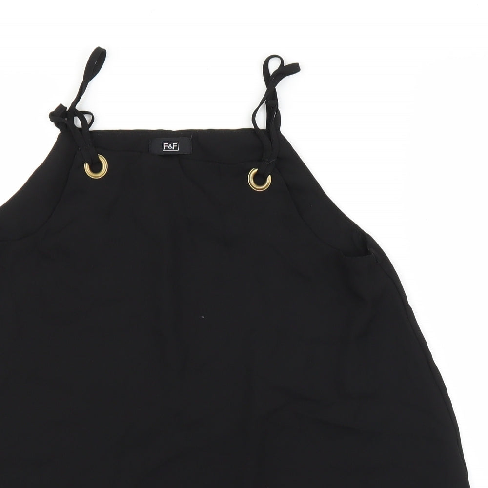 F&F Womens Black   Basic Blouse Size 8