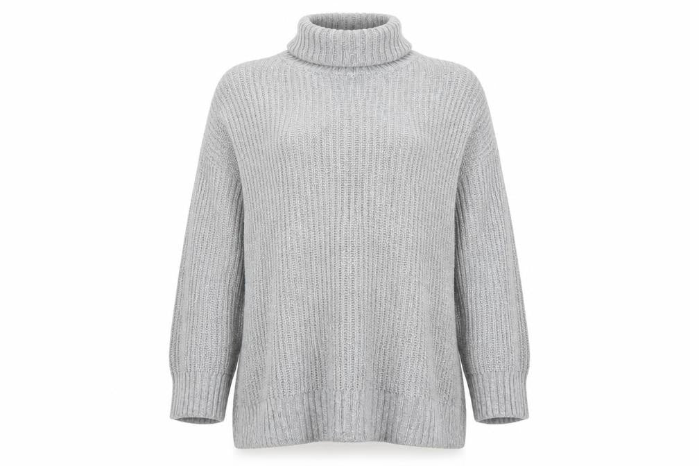 PRETTYLITTLETHING Womens Grey   Pullover Jumper Size L