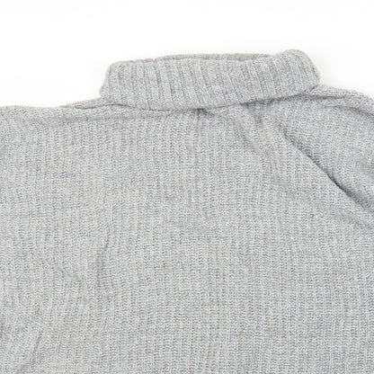 PRETTYLITTLETHING Womens Grey   Pullover Jumper Size L