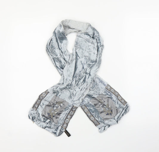 Accessorize Unisex Grey Floral   Scarf