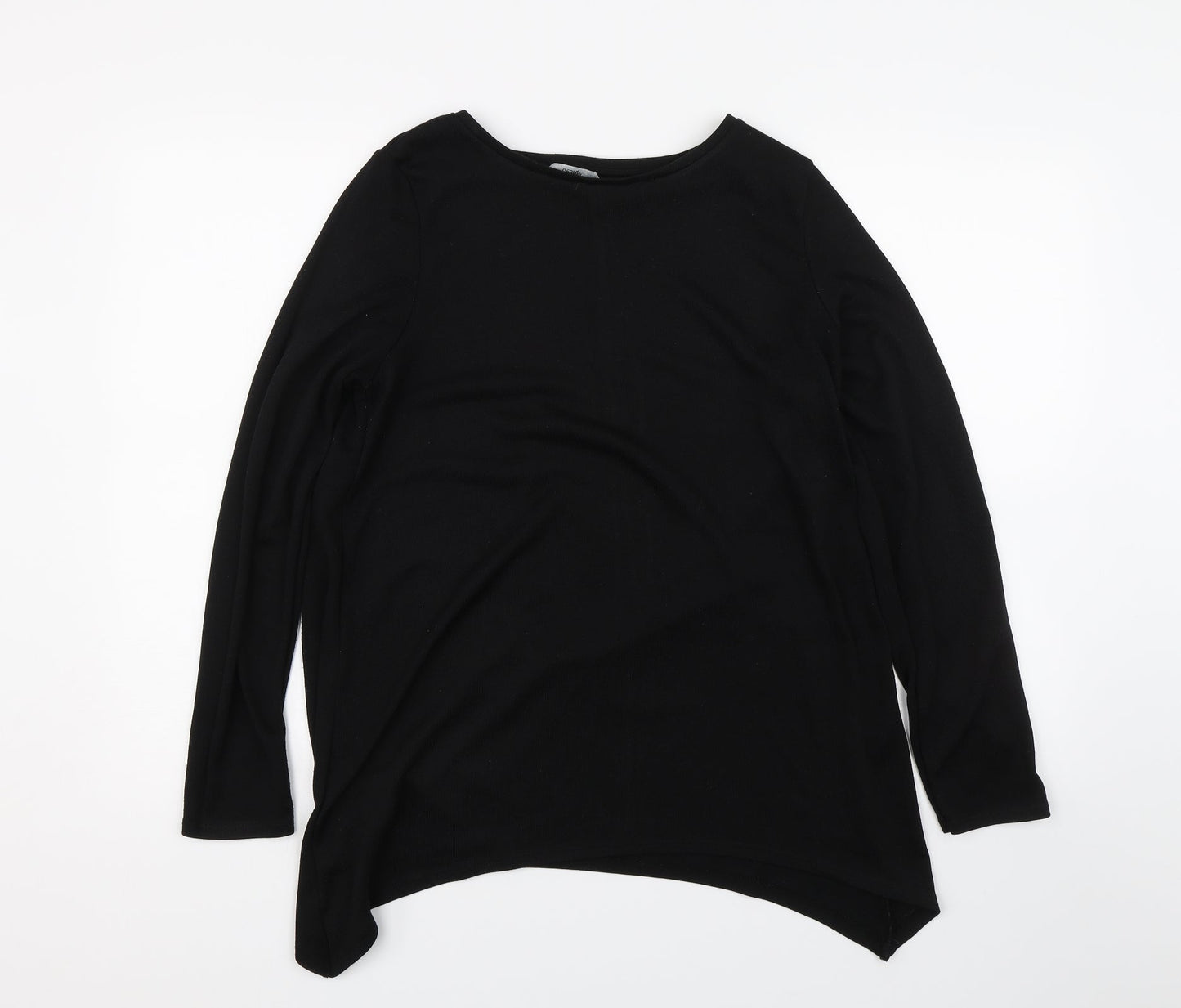 George Womens Black   Basic T-Shirt Size 6