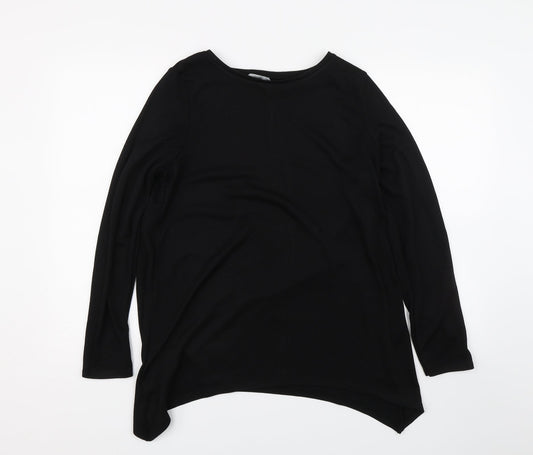 George Womens Black   Basic T-Shirt Size 6