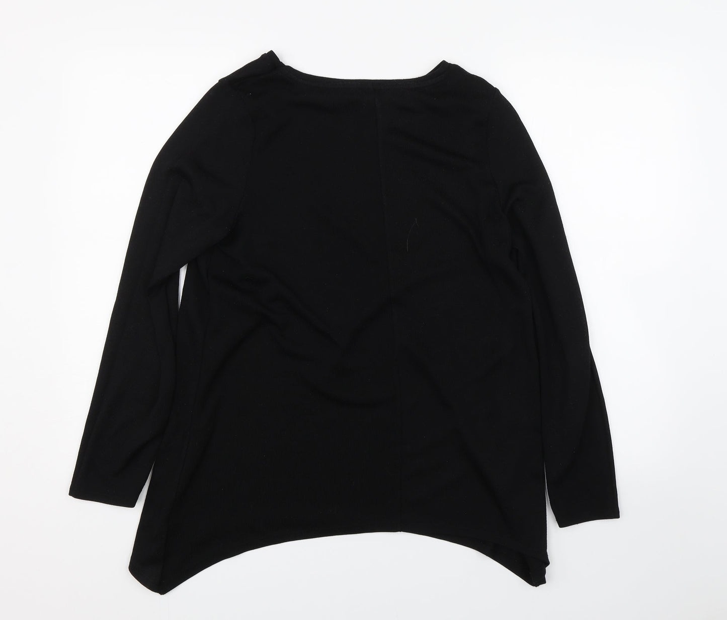 George Womens Black   Basic T-Shirt Size 6