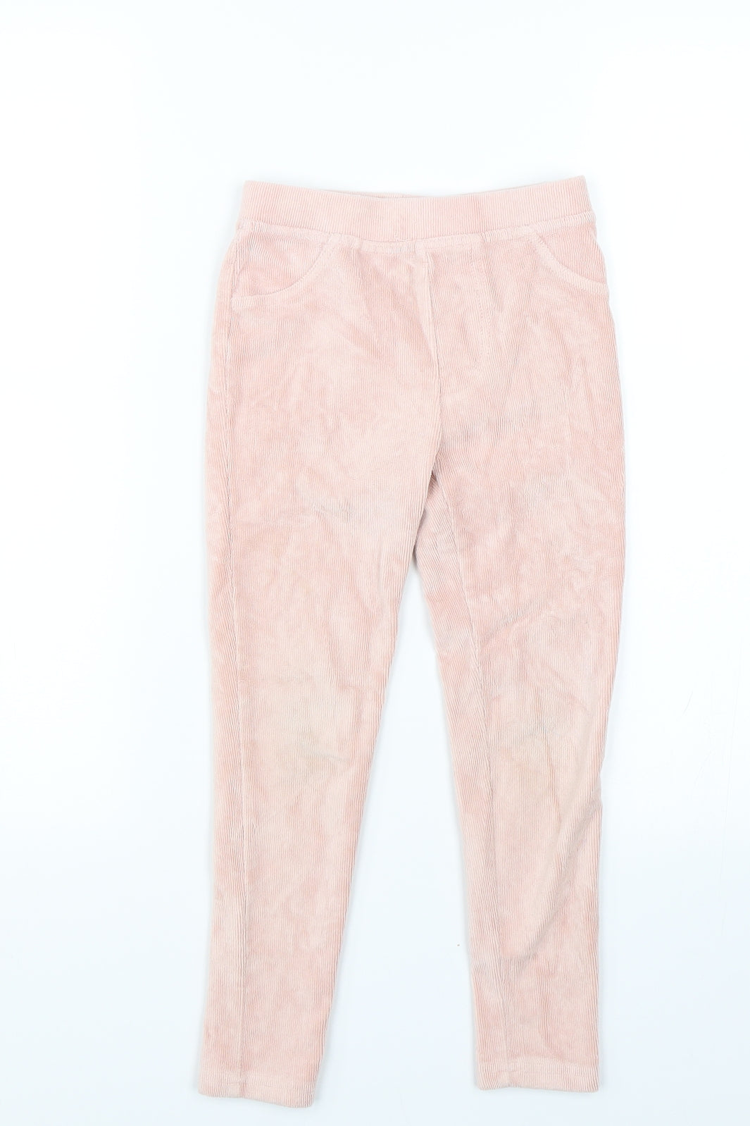 Primark Girls Pink  Corduroy Jogger Trousers Size 5-6 Years