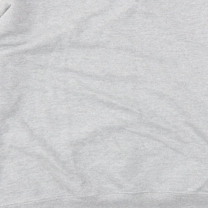 Brand and care label for In the Style women’s grey jumper, size UK 10