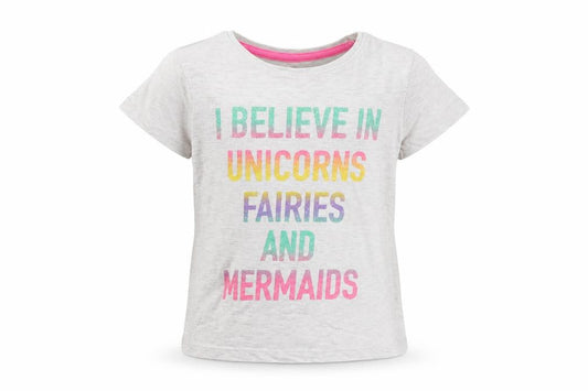 Primark Girls Grey   Basic T-Shirt Size 4-5 Years
