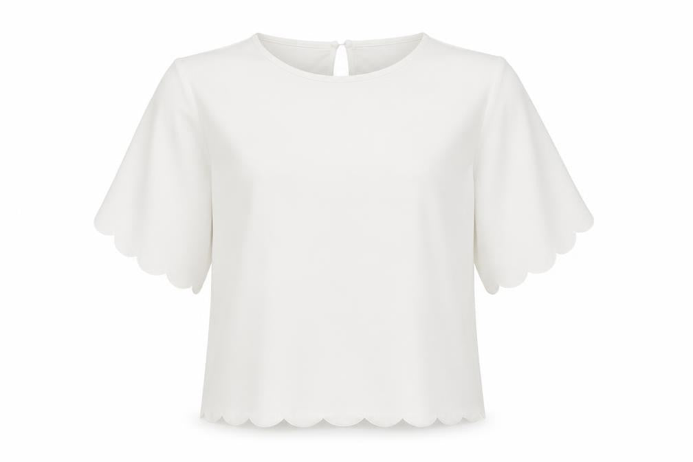 Boohoo Womens White   Basic T-Shirt Size 14