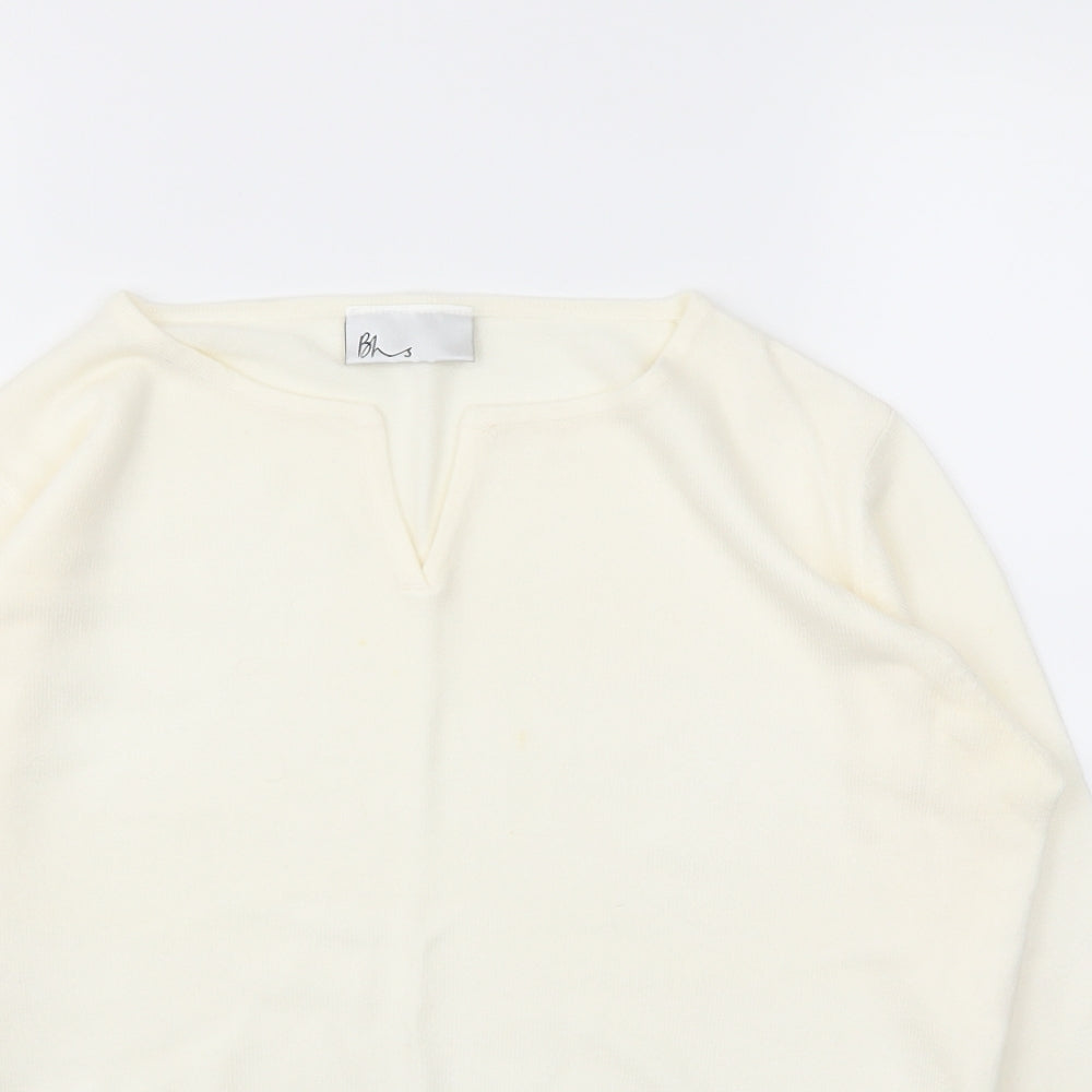 BHS Womens Ivory   Pullover Jumper Size 14