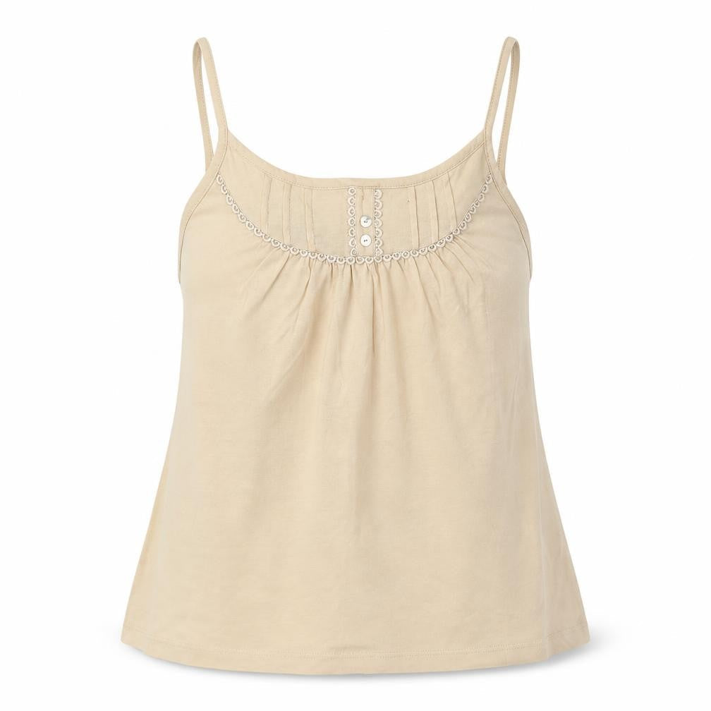 COLLECTION Womens Beige   Basic T-Shirt Size 14