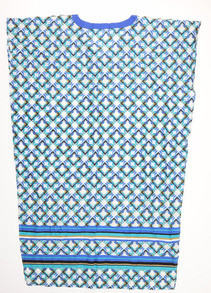 Next Womens Blue Argyle/Diamond  Fit & Flare  Size S