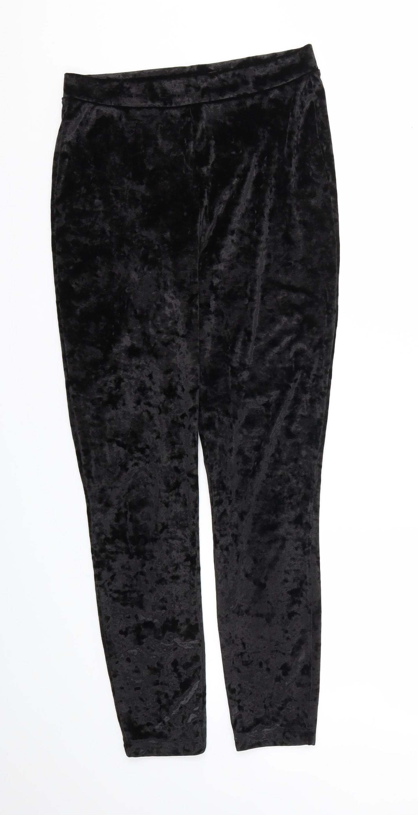 NEXT Womens Black   Jegging Trousers Size 12 L26 in - Stretch waistband