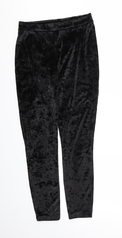 Next Womens Black   Jegging Trousers Size 12 L26 in - Stretch waistband
