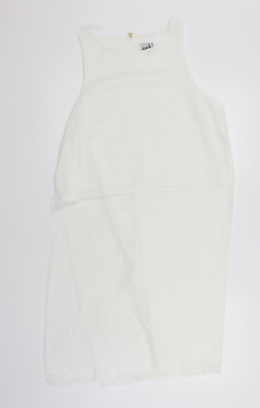 zach Womens White   A-Line  Size 12