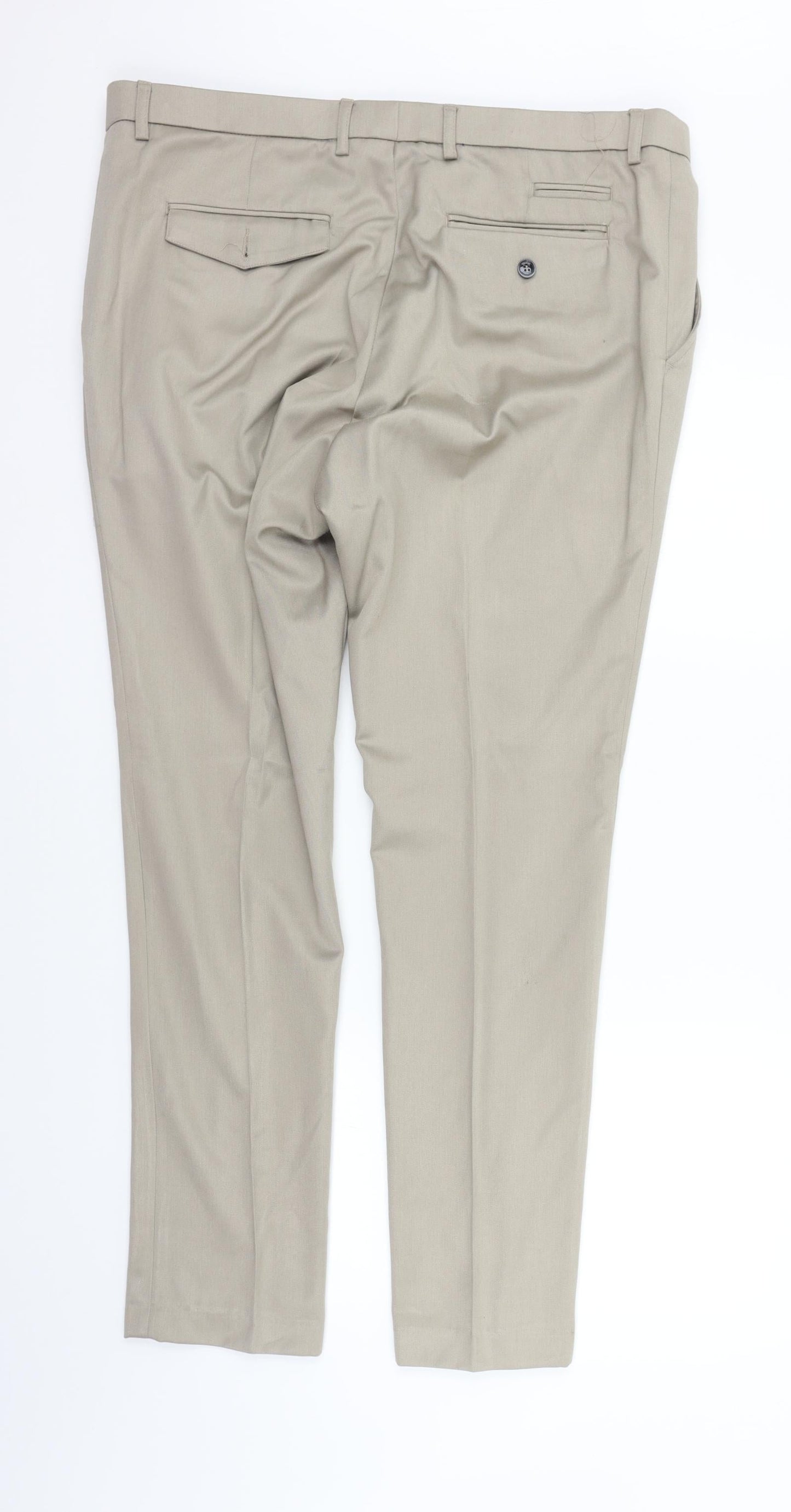 Preworn Womens Beige   Trousers  Size 40 in L31 in