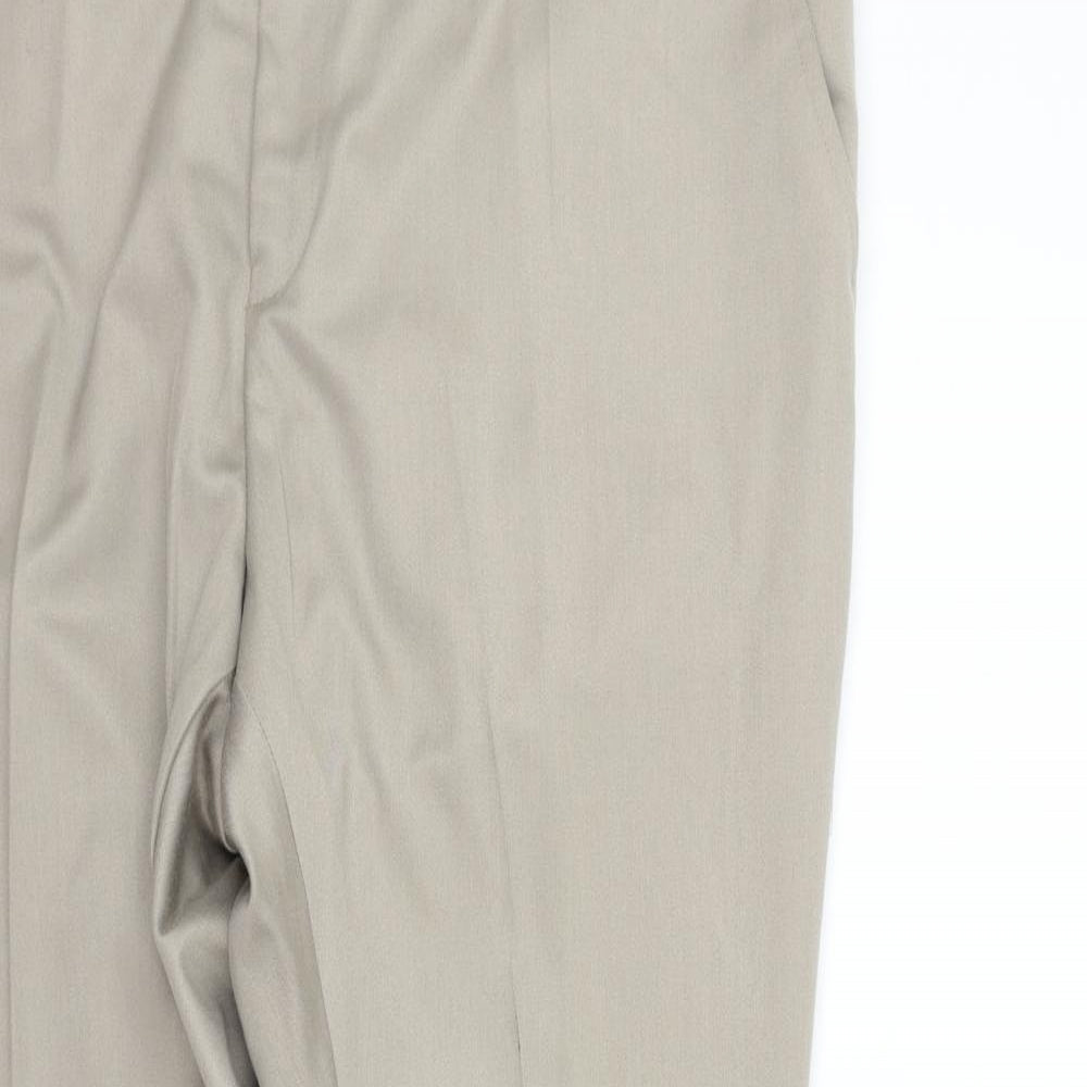 Preworn Womens Beige   Trousers  Size 40 in L31 in