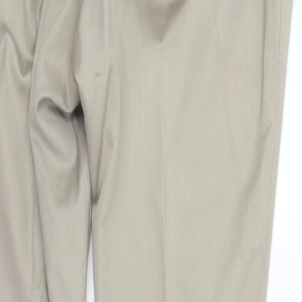 Preworn Womens Beige   Trousers  Size 40 in L31 in