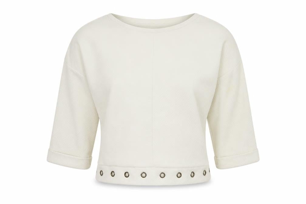 RESERVED Womens White   Pullover Jumper Size S