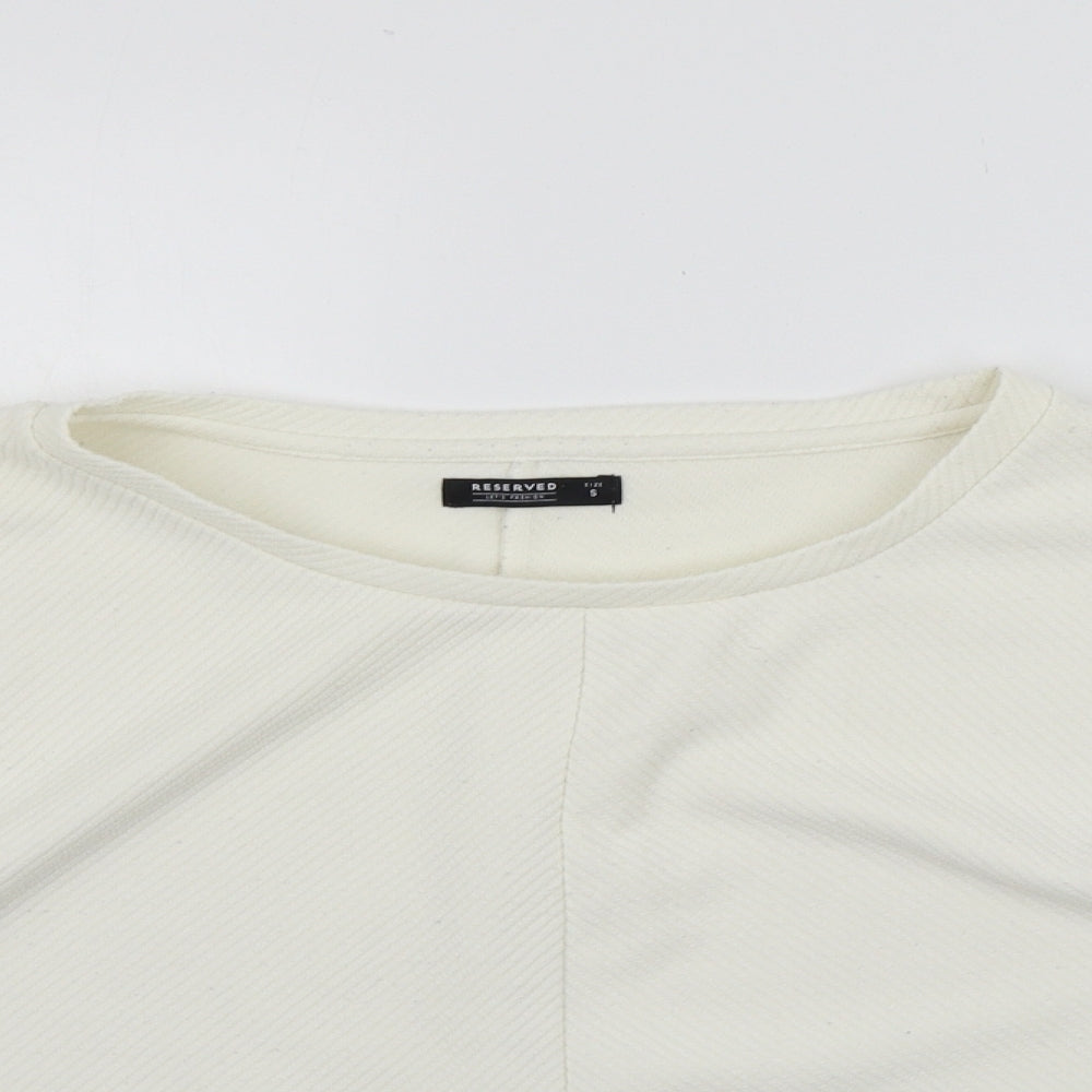 RESERVED Womens White   Pullover Jumper Size S