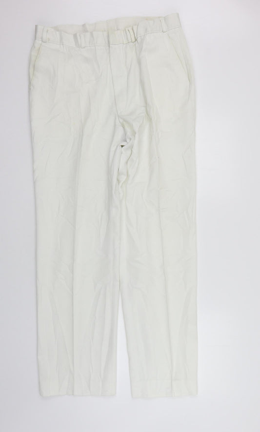 ST MICHAEL Womens White   Straight Jeans Size 38 in L32 in - washable marks