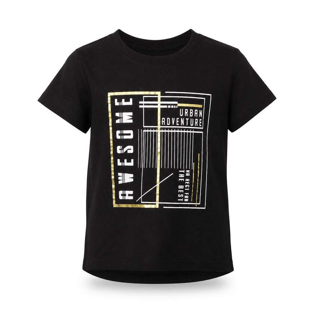 Nutmeg Girls Black   Basic T-Shirt Size 6-7 Years