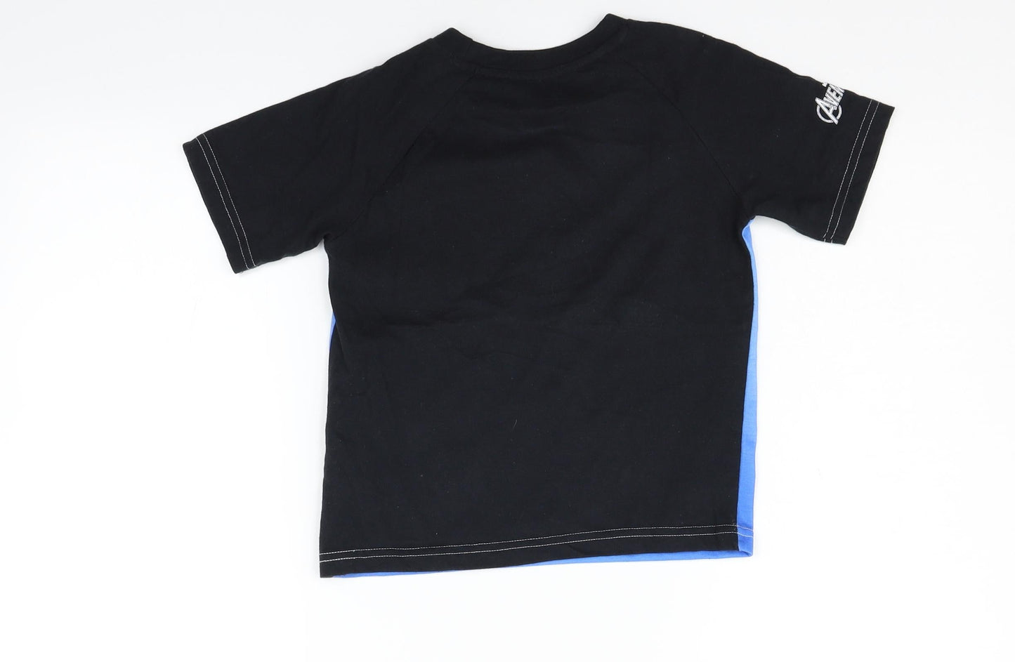 Character.com Boys Black   Basic T-Shirt Size 5 Years  - MARVEL