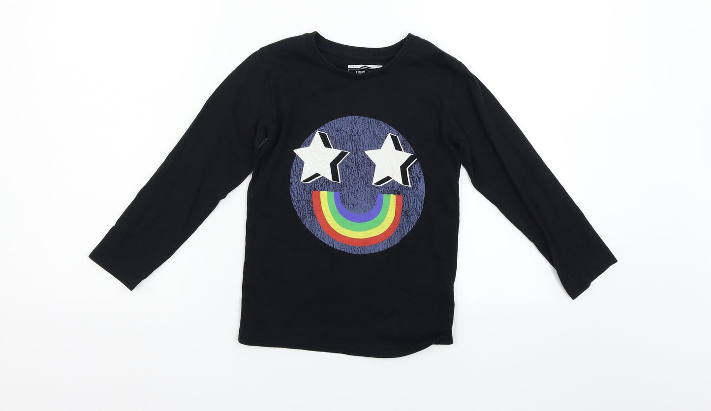 NEXT Girls Black   Basic T-Shirt Size 5-6 Years