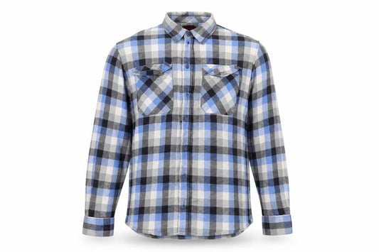 Bar Harbour  Mens Blue Check   Button-Up Size L