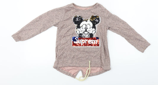 Supreme  Girls Beige   Pullover Jumper Size 10 Years
