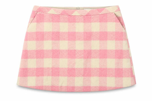 George  Womens Red Check  A-Line Skirt Size 36 in