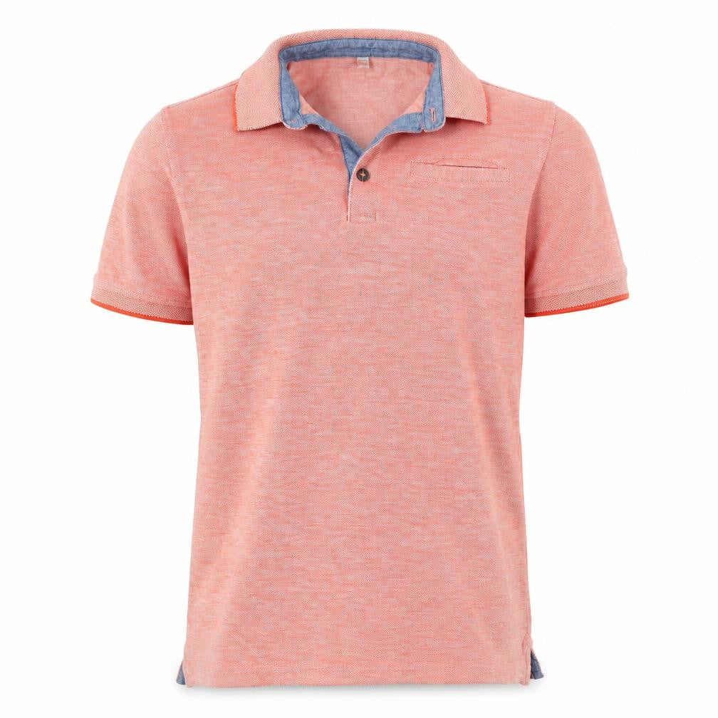 Preworn  Boys Orange   Basic Polo Size 11-12 Years