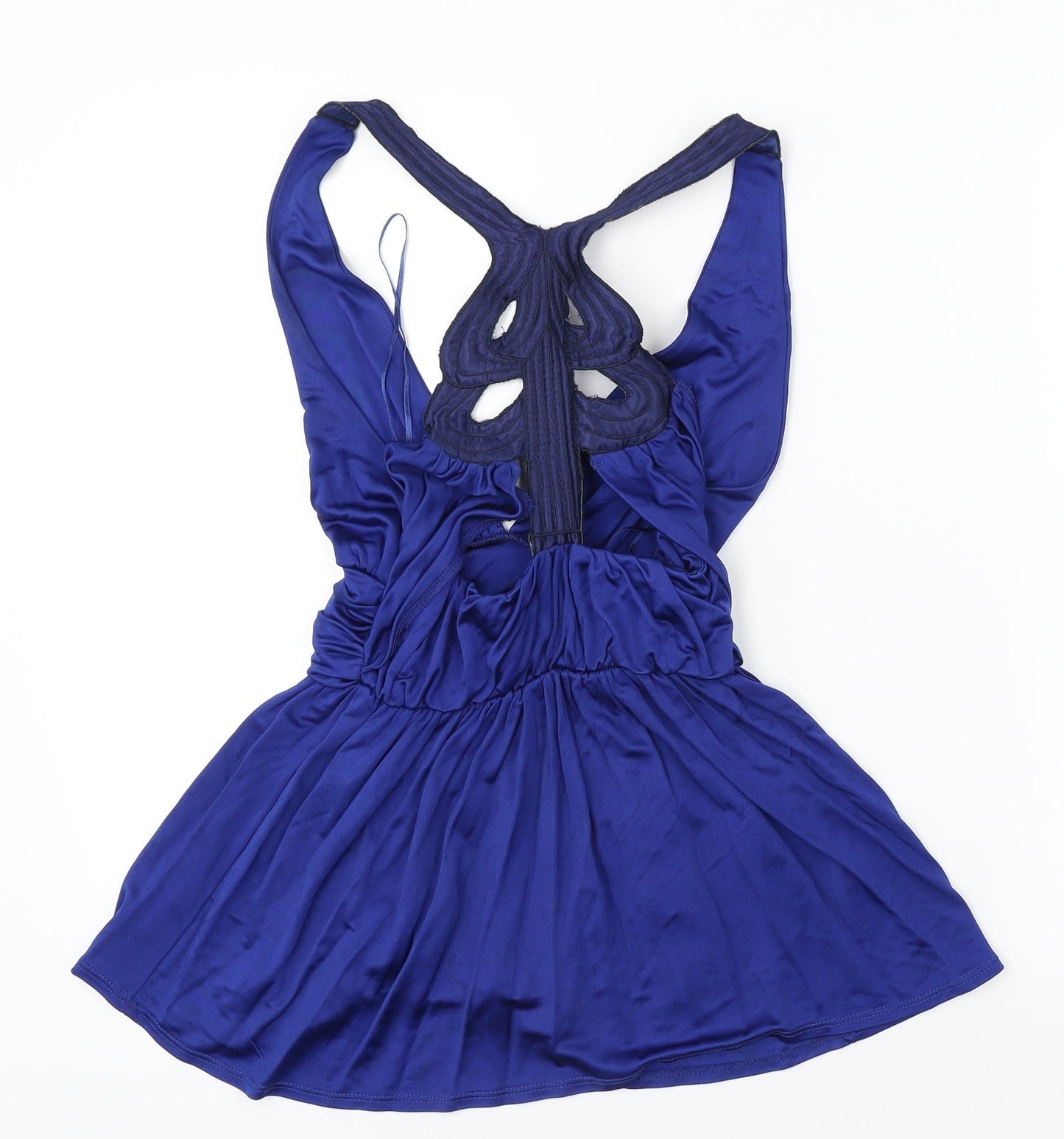 Topshop  Womens Blue   Basic Blouse Size 8