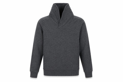 Front view of L.O.G.G men’s grey jumper, size S