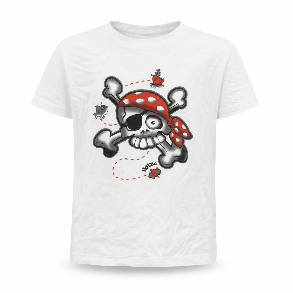 Planet 2000  Boys White   Basic T-Shirt Size 6 Years