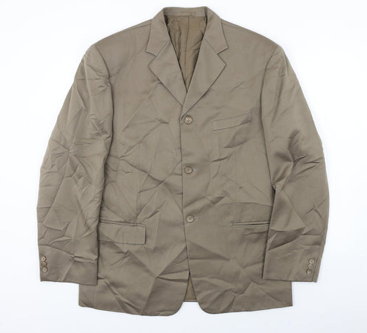 p&r fashion  Mens Brown   Jacket Blazer Size 38