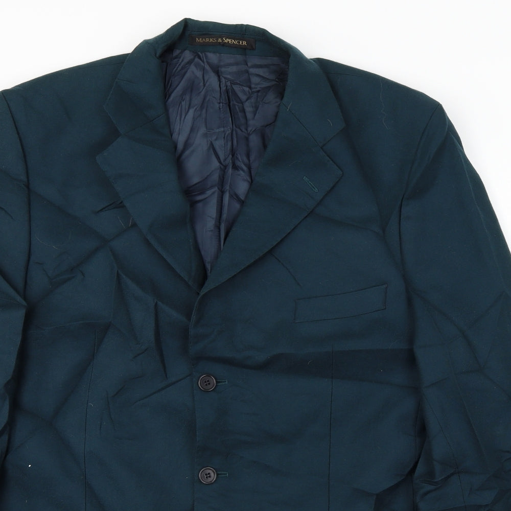 Marks and Spencer  Mens Green   Jacket Blazer Size 42