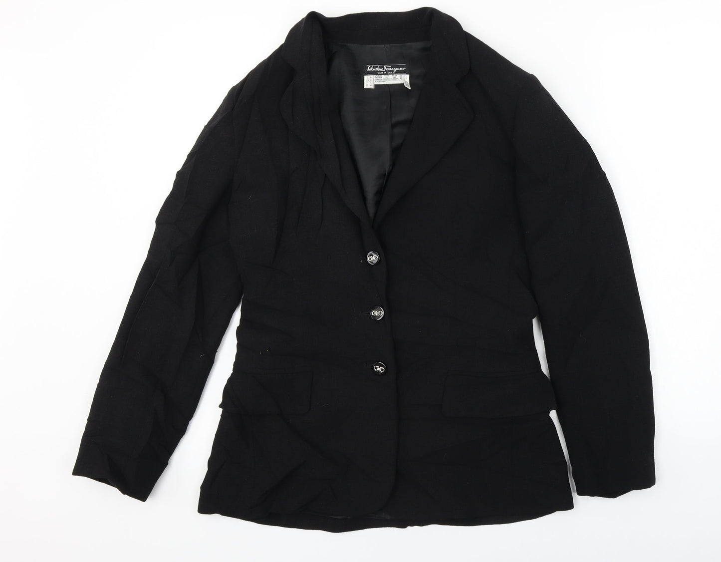 Preworn  Womens Black   Jacket Blazer Size 10