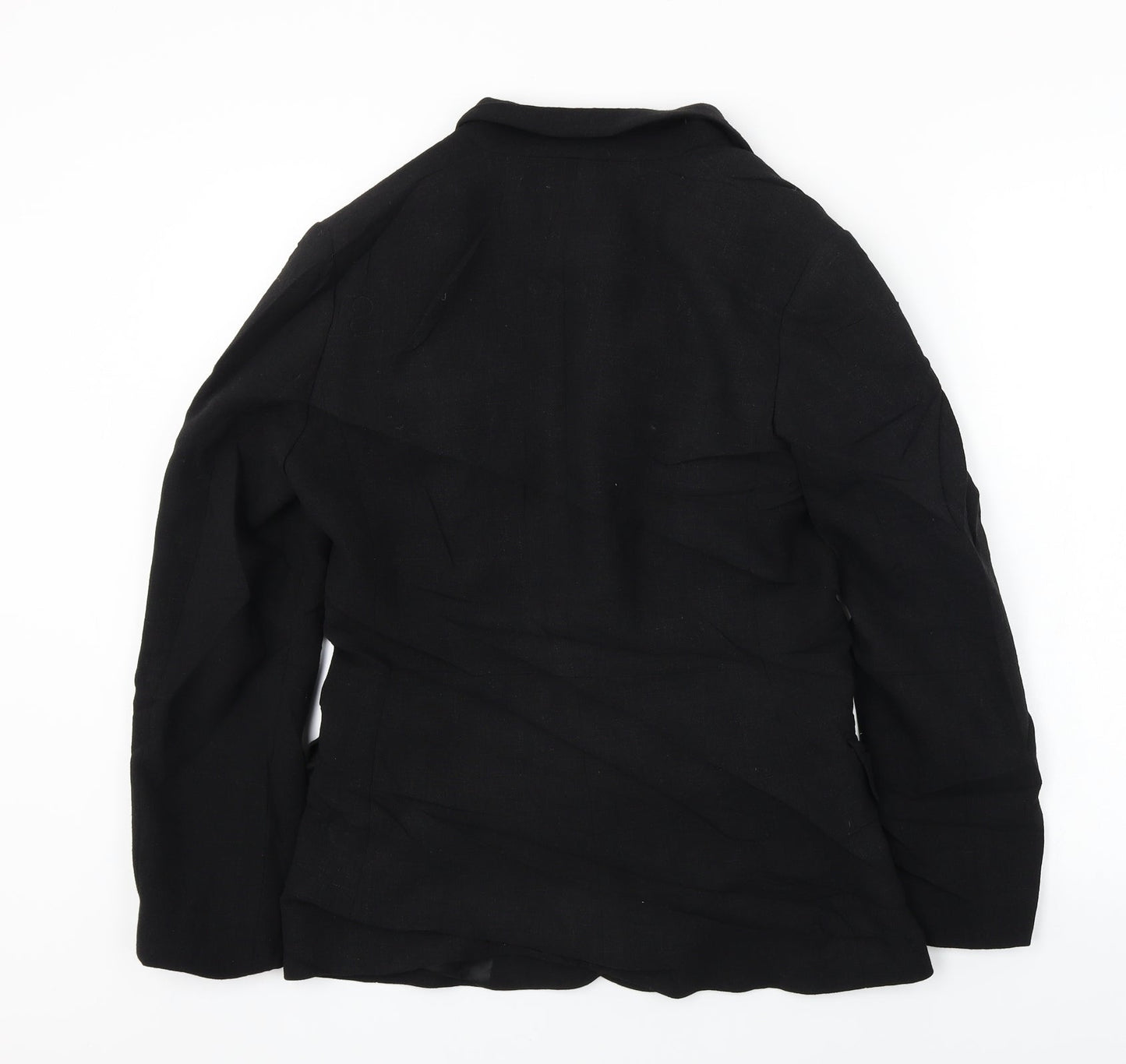 Preworn  Womens Black   Jacket Blazer Size 10