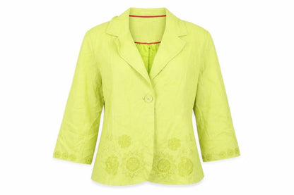 Per Una Womens Green   Jacket Blazer Size 12