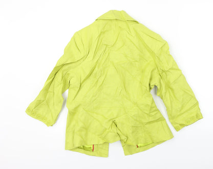 Per Una Womens Green   Jacket Blazer Size 12