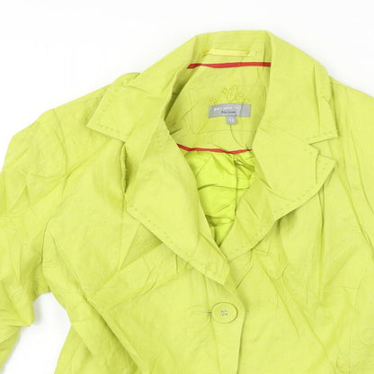 Per Una Womens Green   Jacket Blazer Size 12