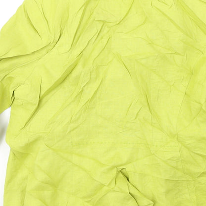 Per Una Womens Green   Jacket Blazer Size 12