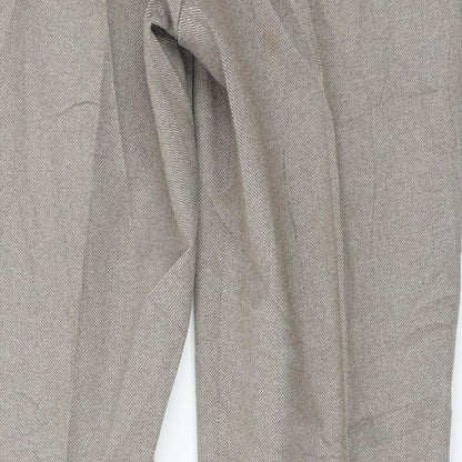 Preworn  Womens Brown   Trousers  Size 34 in L26 in