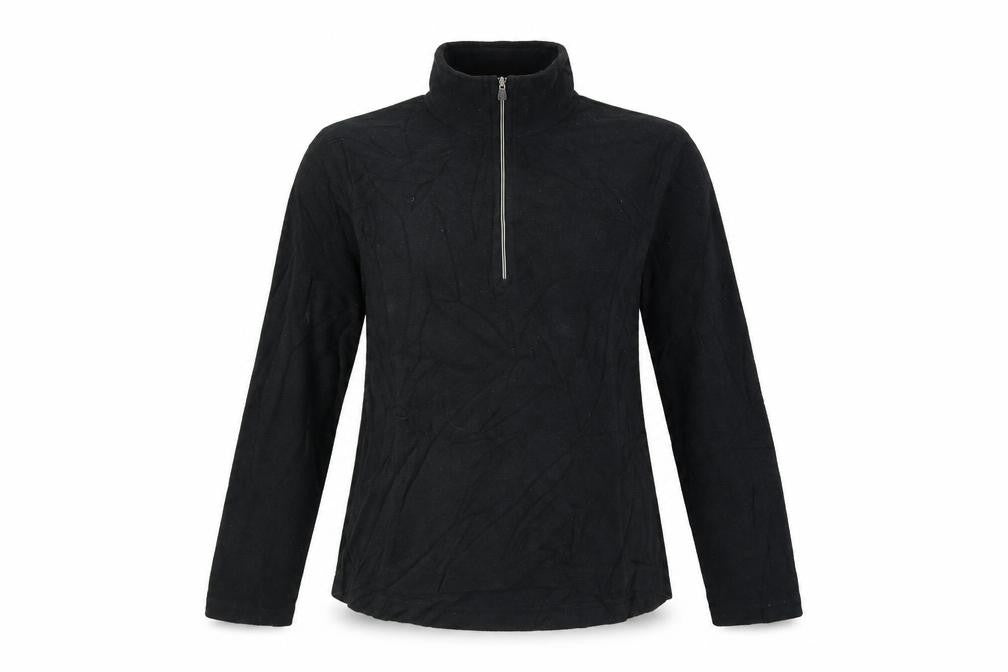 Lands' End  Womens Black   Henley Jumper Size XS