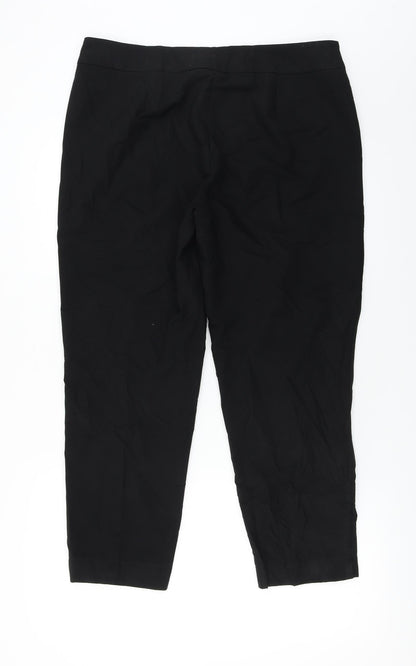 George  Womens Black   Trousers  Size 14 L24 in